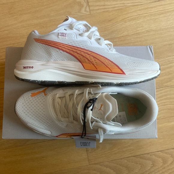PUMA First Mile x Velocity 2 Warm White Bright Melon W 8 - Picture 3 of 4